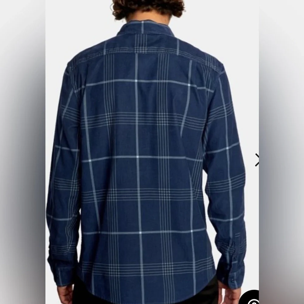RVCA Corduroy Button Up Shirt size Small